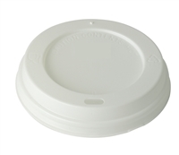 White Domes Sip-Thru Lid 8oz (Pack of 500) - 44736