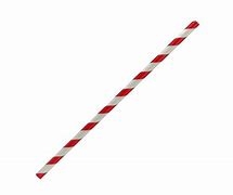 Red Stripe Paper Straws (Box of 250) 44891