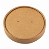 Kraft Vented Paper Lids to Fit 26oz - 32oz (Pack of 500) 49023