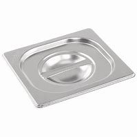 1/6 One Sixth Size Stainless Steel Gastronorm Container Lid  5753