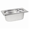 1/9 One Ninth Size Deep Stainless Steel Gastronorm Container (65mm) - 5760