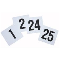 Plastic Table Numbers (1-25) - 7967