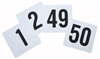 Plastic Table Numbers (1-50) - 7968