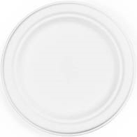 Bagasse Round Plate 7'' (Pack of 1000) - 91002