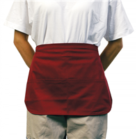 Short Apron Money Pocket Claret - One Size - A003