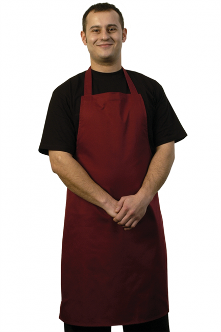 Claret Bib Apron - One Size - A034