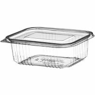 Somoplast 961 Clear Hinged Rectangular Container 750cc Pack of 500 - HSC68