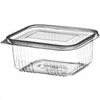 Somoplast 962 Clear Hinged Rectangular Container 1000cc Pack of 500 - HSC69