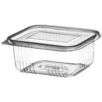 Somoplast 970 Clear Hinged Rectangular Container 2000cc Pack of 200 - HSC71