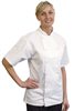 Danny Short Sleeve Chef Jacket White - Sizes XS to XXL