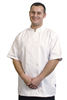 Ryan Short Sleeve Chef Jacket White - Sizes XS to XXL