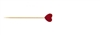 Red Heart Skewers (Pack of 1000) - 80mm