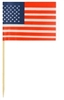 American Flag Skewer (Pack of 1000) - 80mm tall (44 x 34 print)