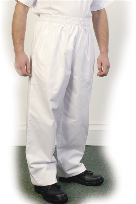 White Baggy Trouser - Sizes XS to XXL - T012